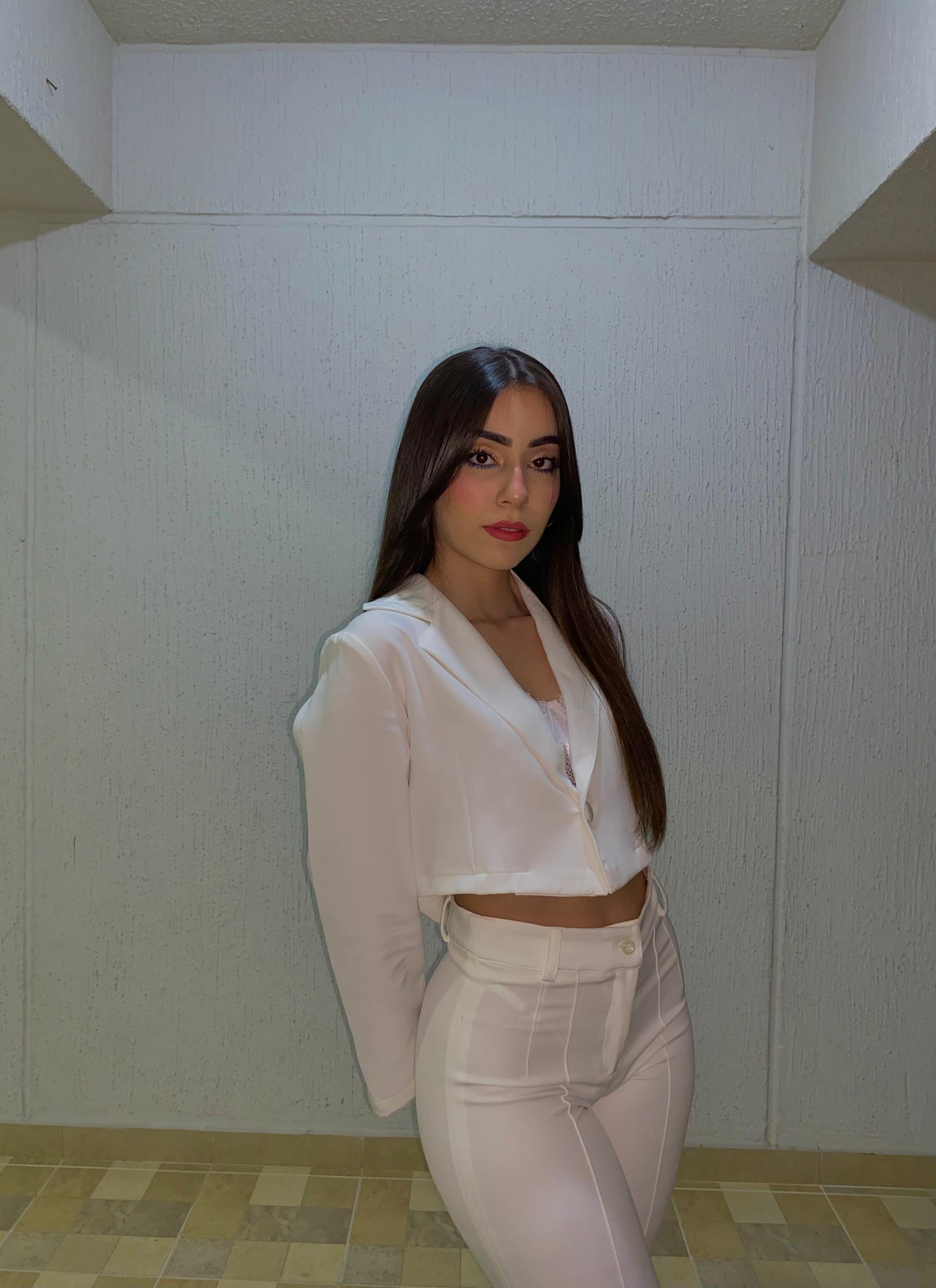 MINI BLAZER BLANCO