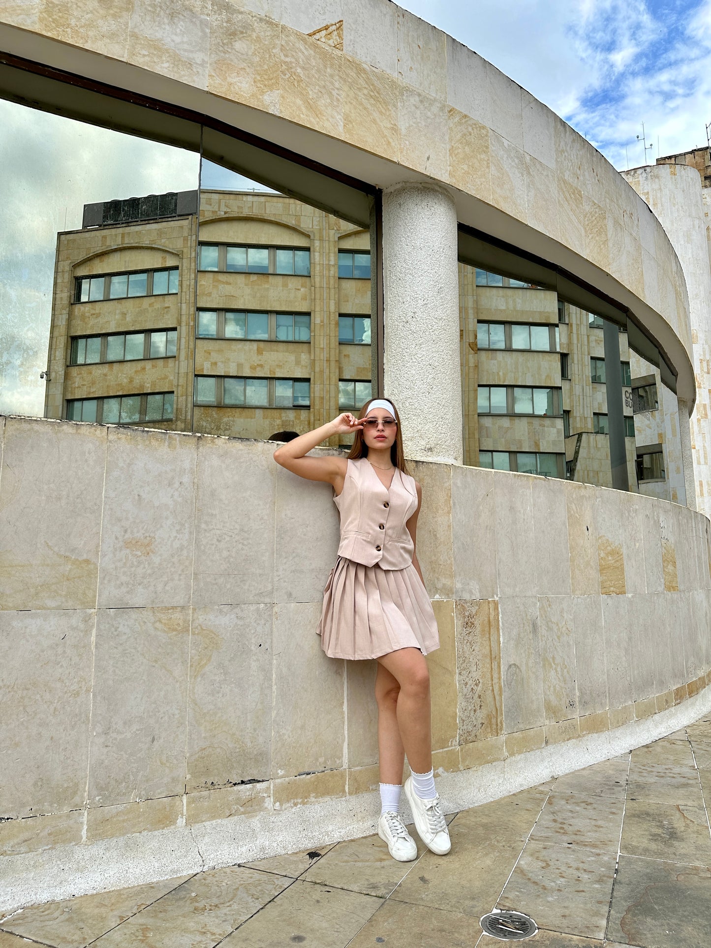 FALDA PLISADA