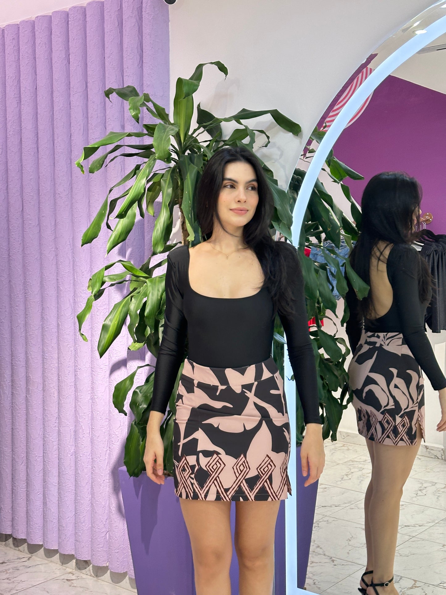 FALDA BASIC ESTAMPADO