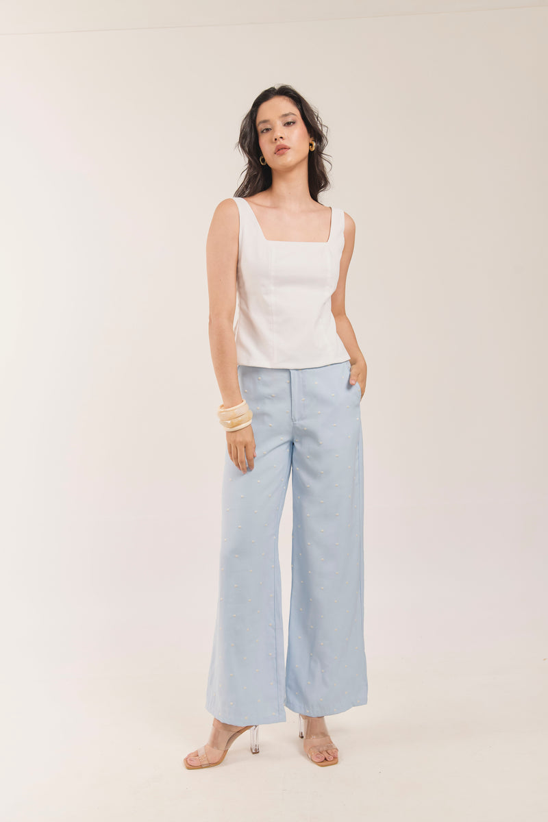 PANTALÓN LUNARES en azul