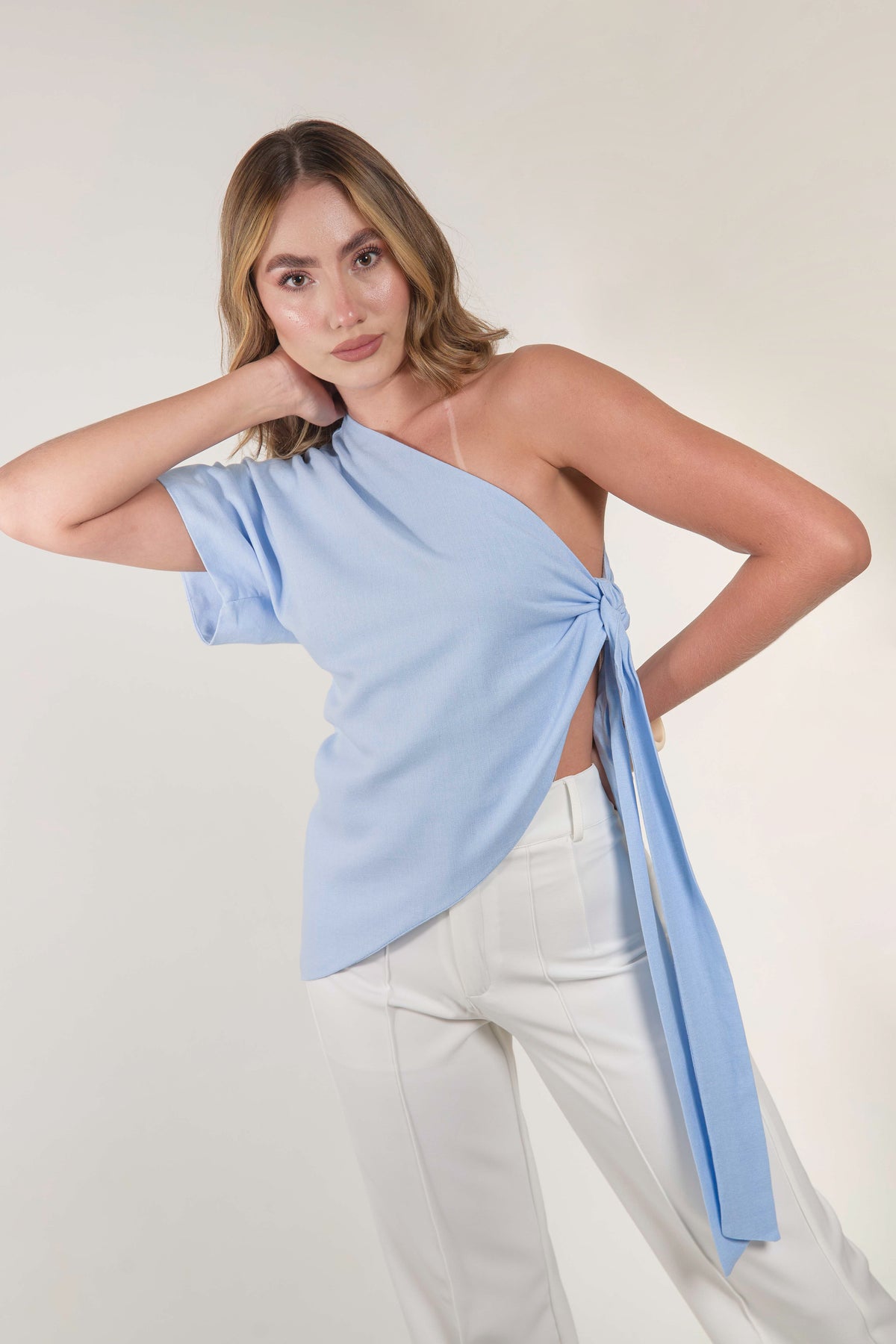 BLUSA AURORA en azul