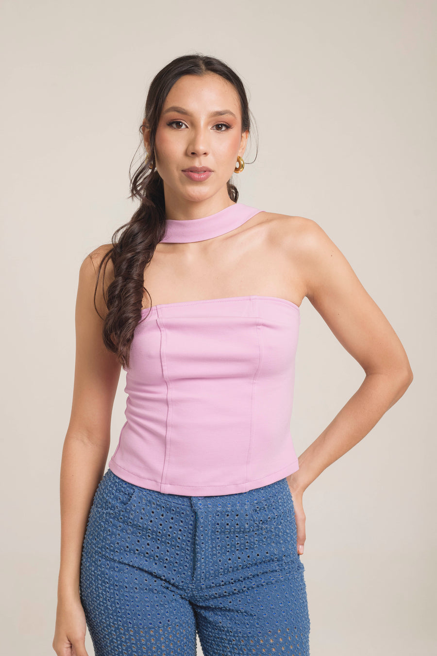BLUSA LIRIO en rosa