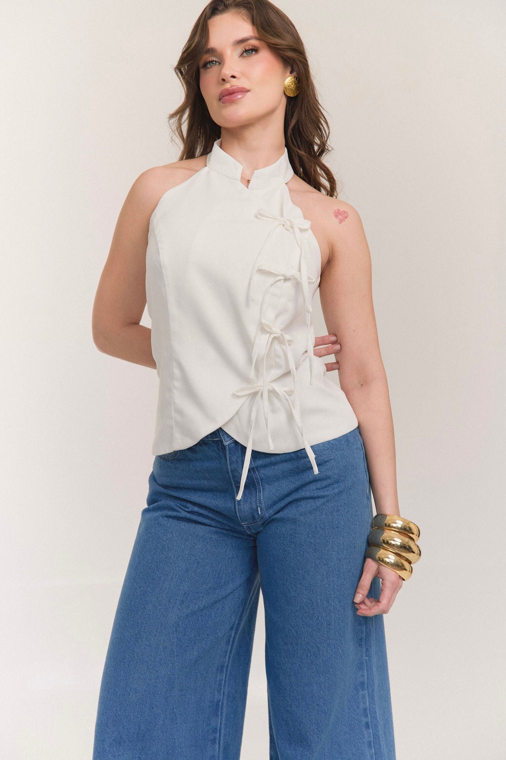 BLUSA EJECUTIVA en blanco