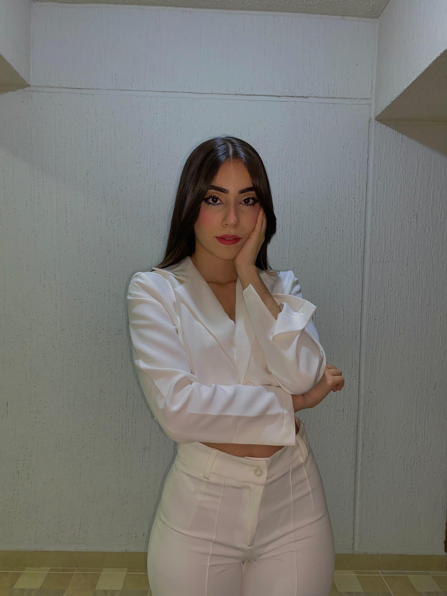 MINI BLAZER BLANCO
