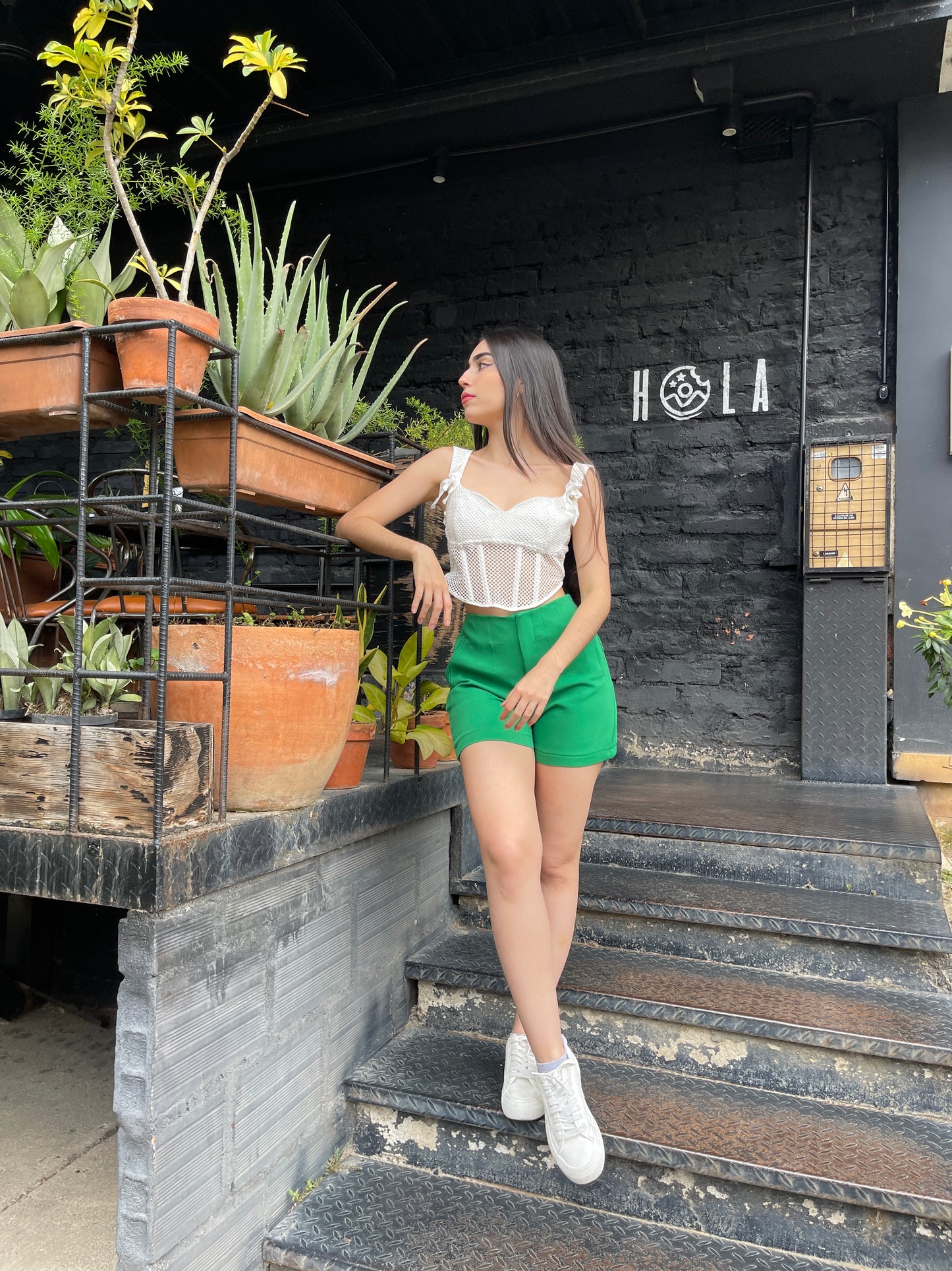 SHORT ZARA VERDE
