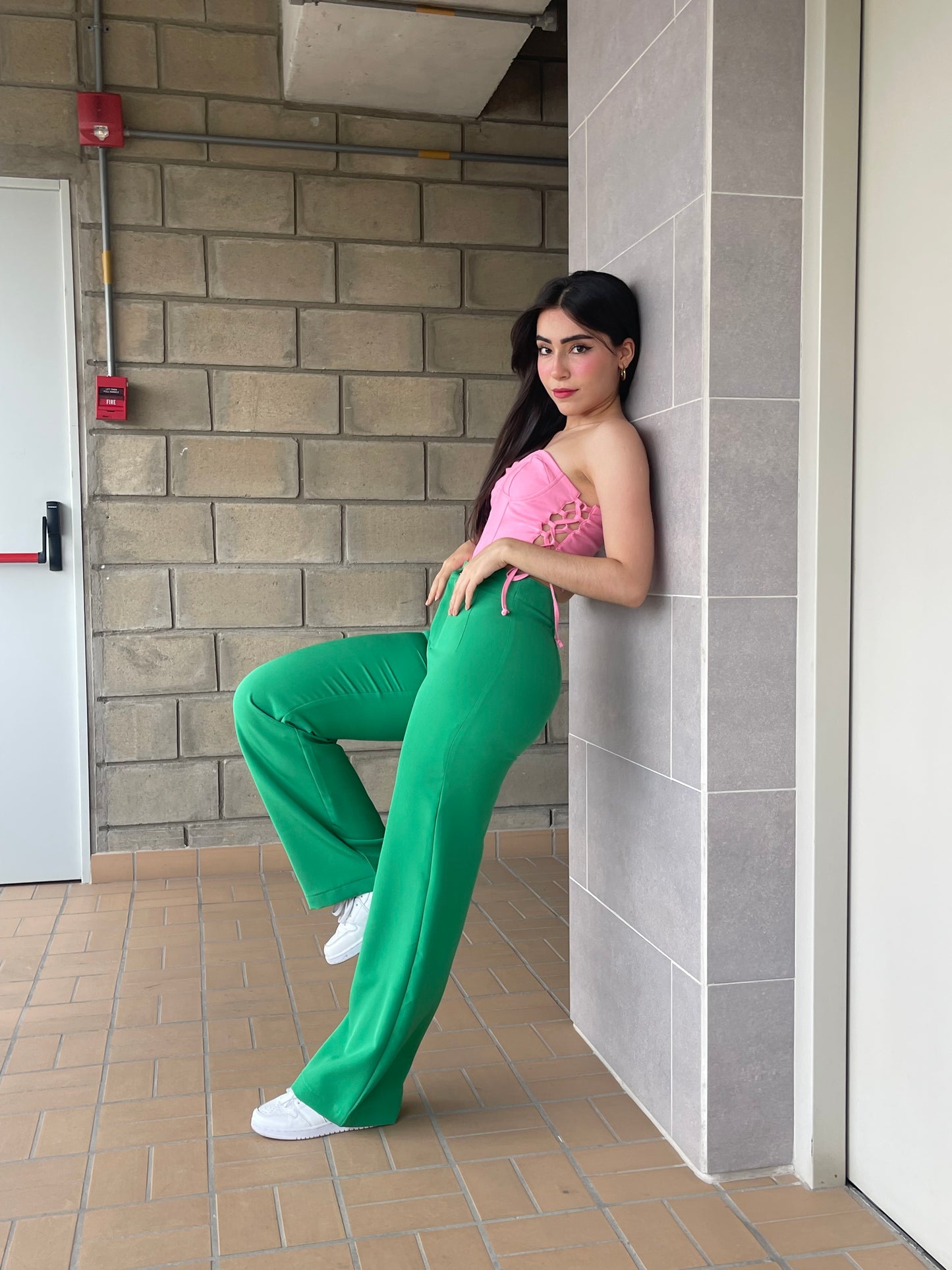 PANTALON ROMA VERDE