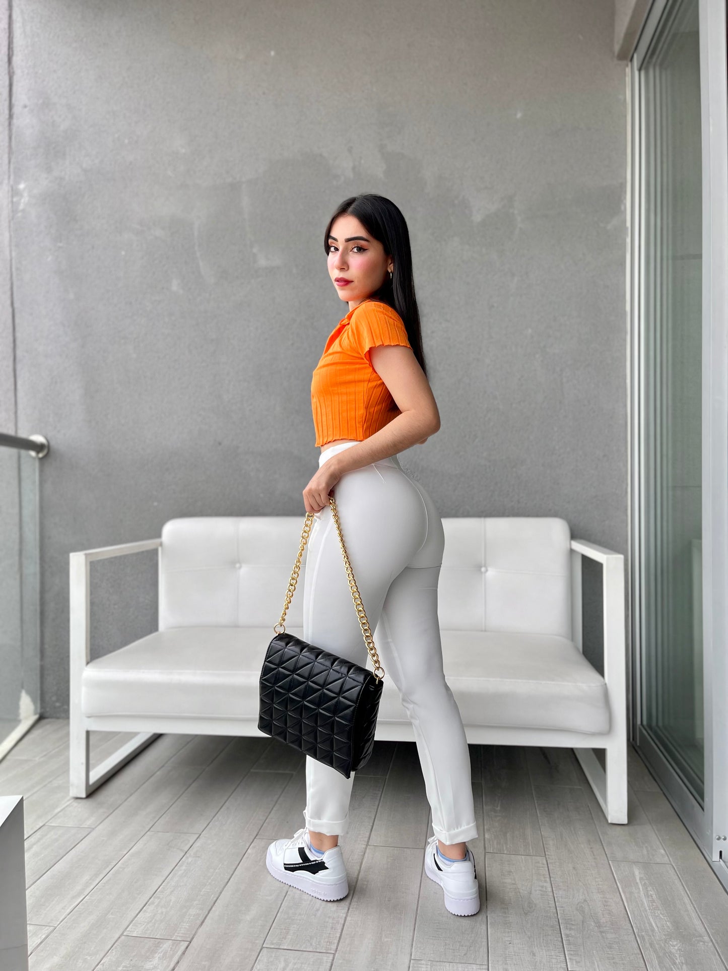 PANTALON ZARA MARFIL