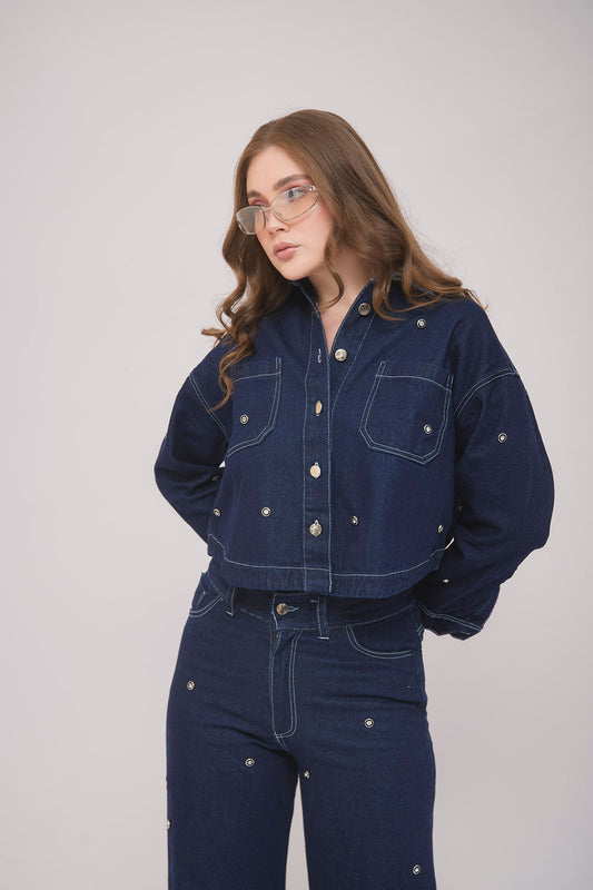 CHAQUETA DENIM REFLEJO