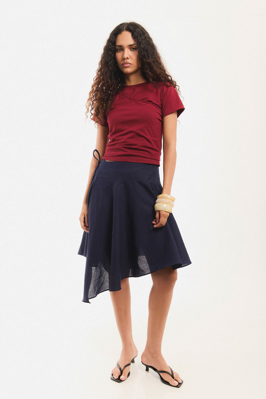 BLUSA DUO PARRANDA en vino