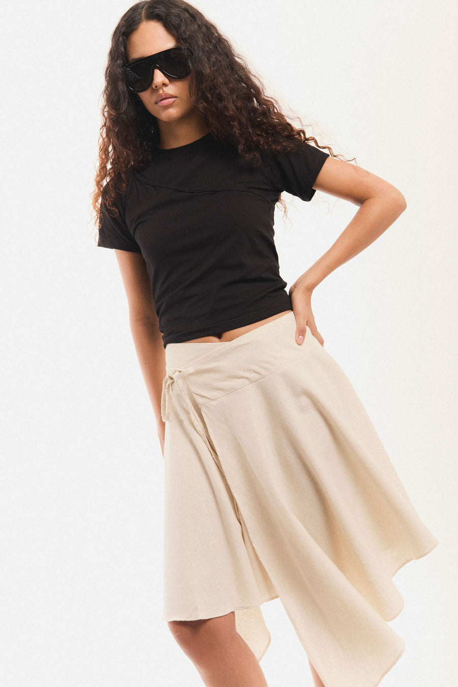 BLUSA DUO PARRANDA en negro