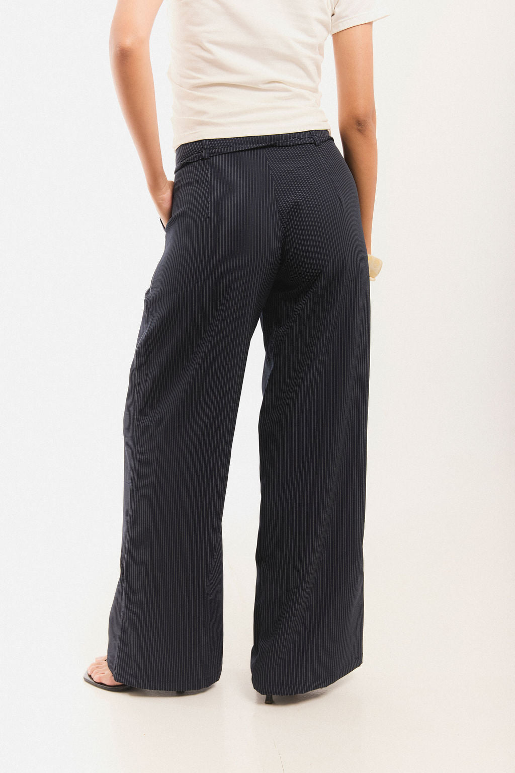 PANTALÓN RAYAS HERENCIA en azul oscuro