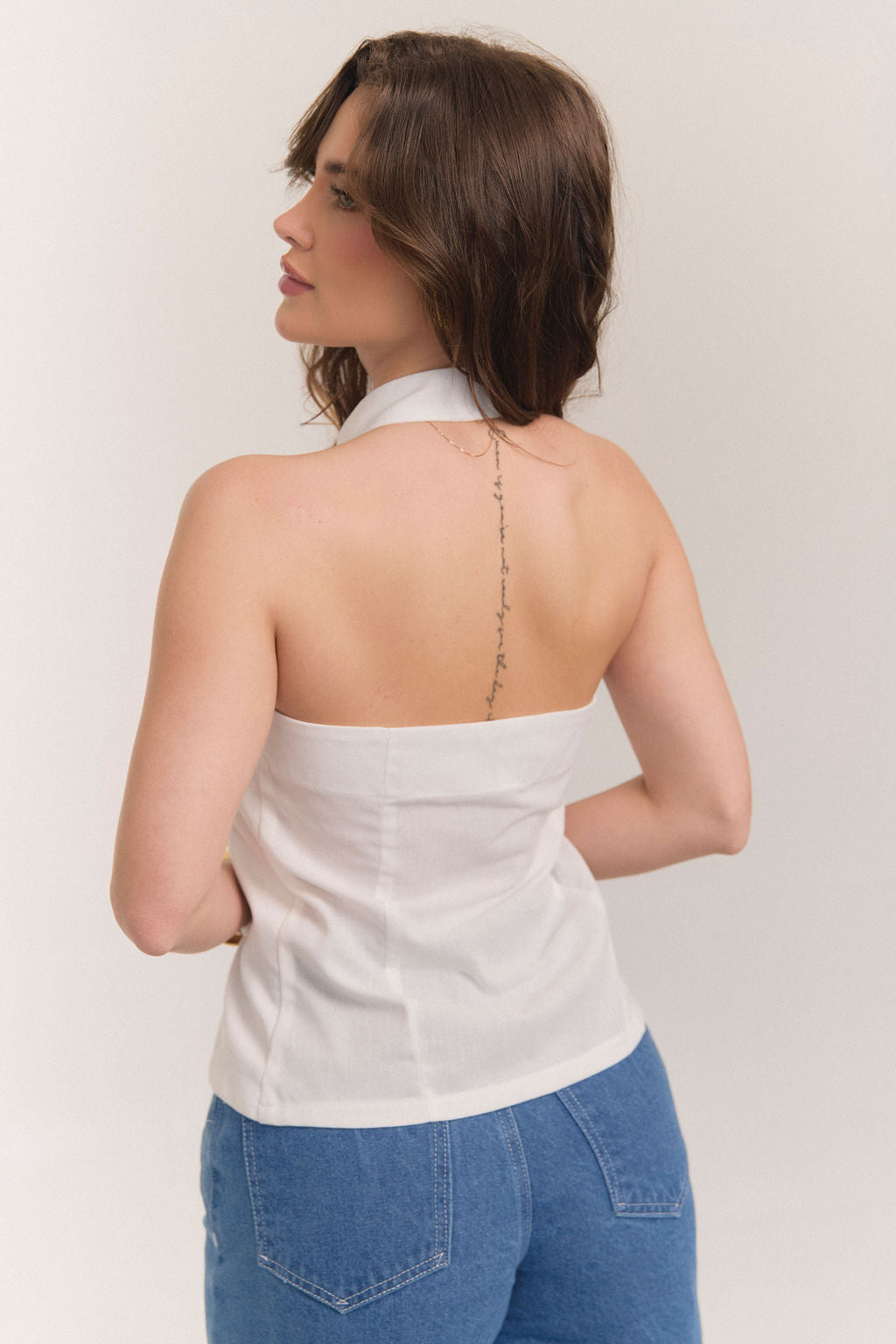 BLUSA EJECUTIVA en blanco