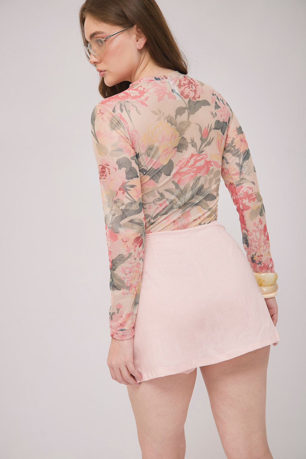 BLUSA MESH NATURAL