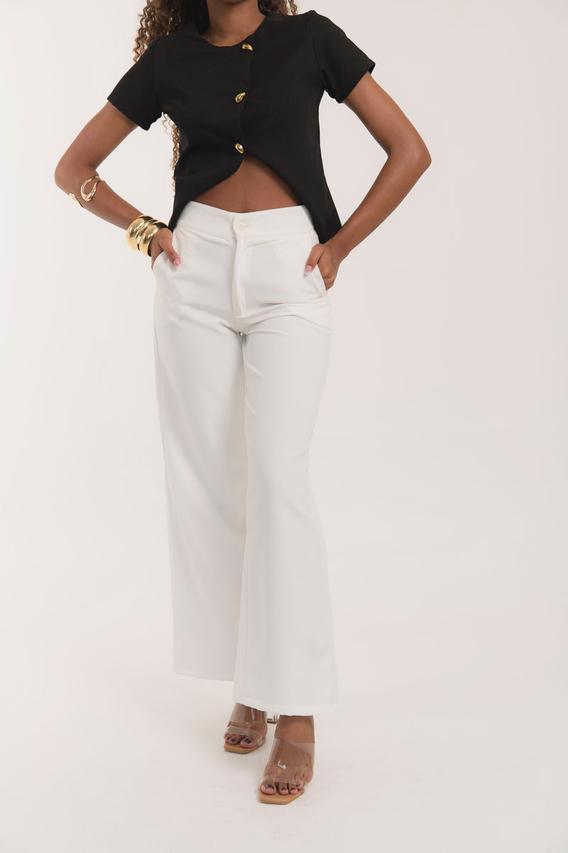 PANTALÓN COSMOPOLITAN en blanco