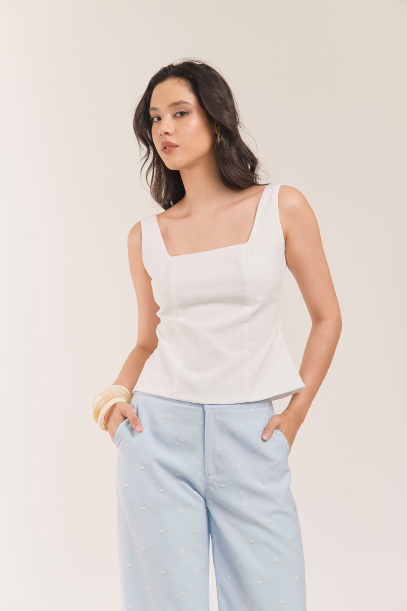 BLUSA GINEBRA en blanco