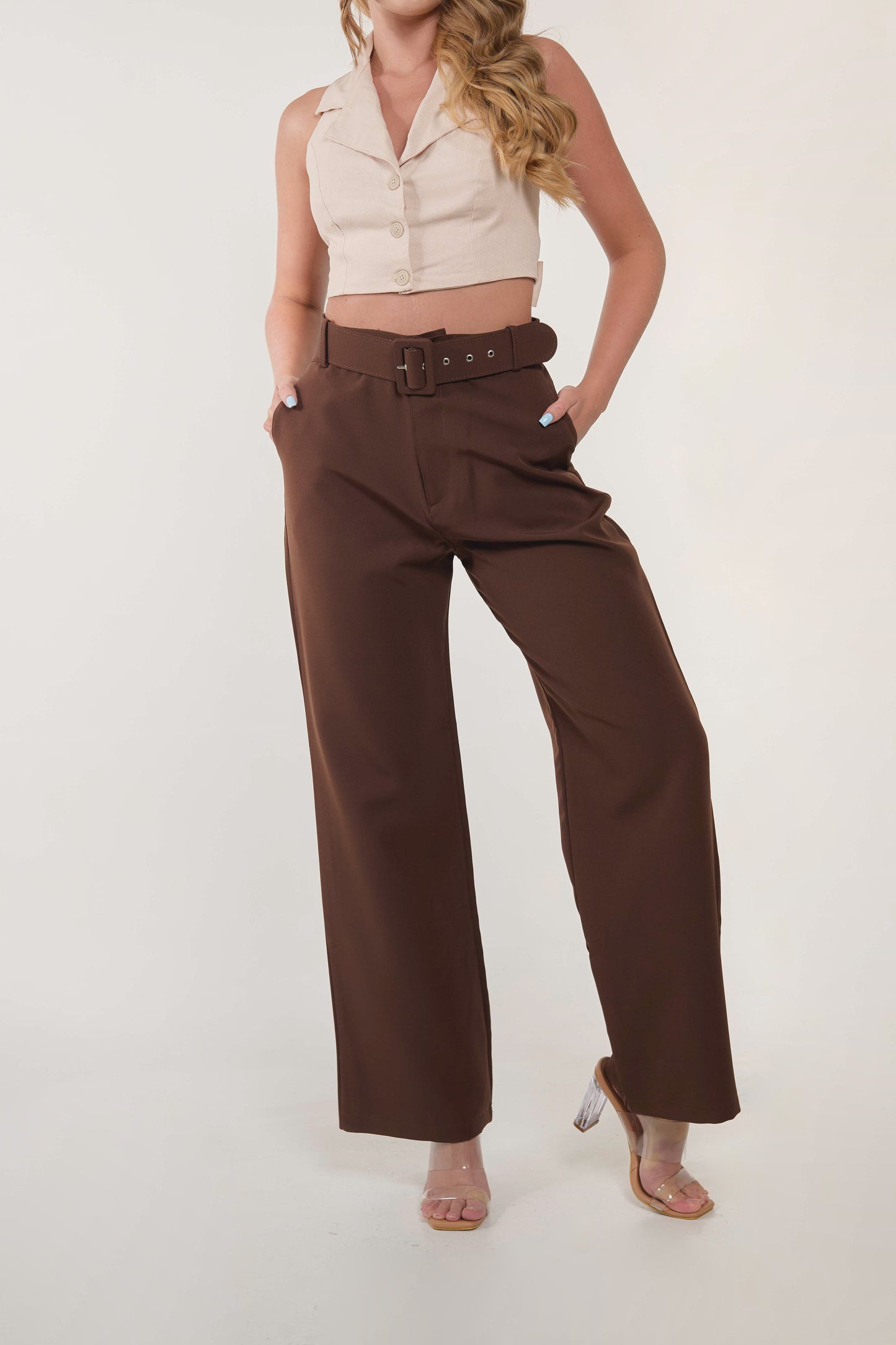 PANTALON CINTURON AURA