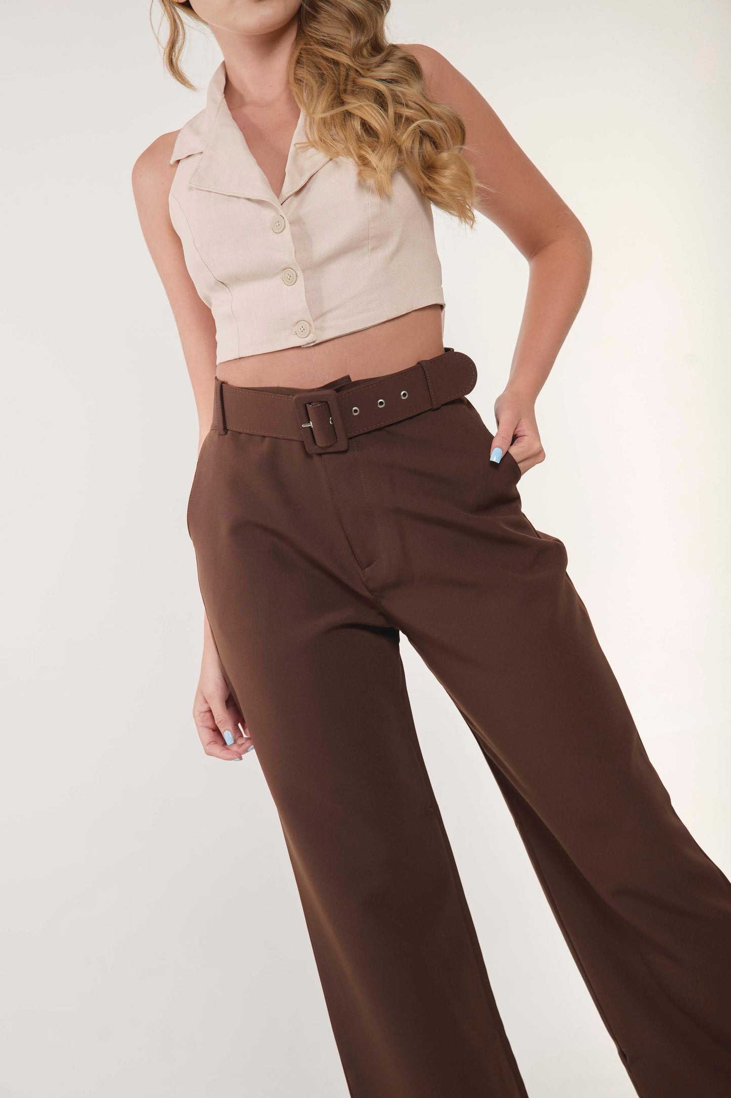 PANTALON CINTURON AURA