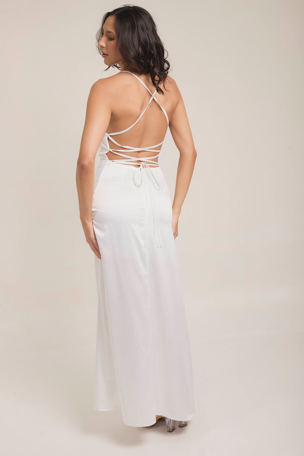 VESTIDO AMAPOLA en blanco