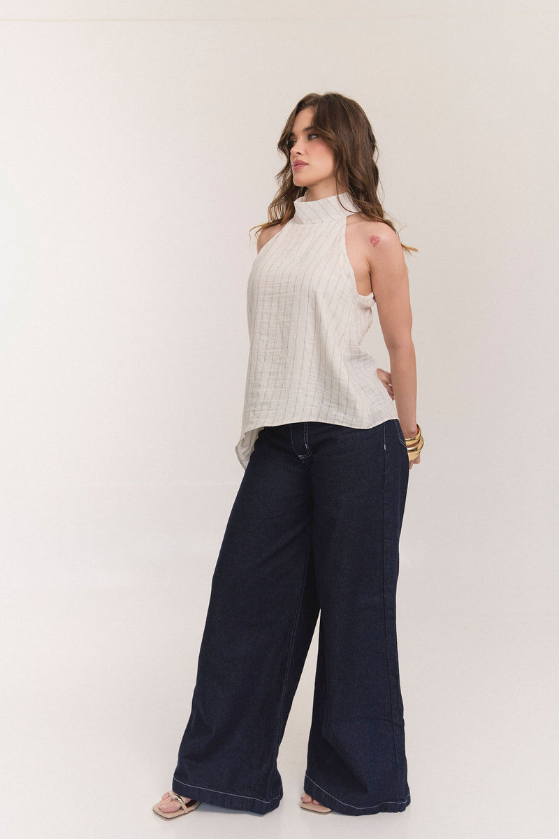 BLUSA PAUSA en blanco