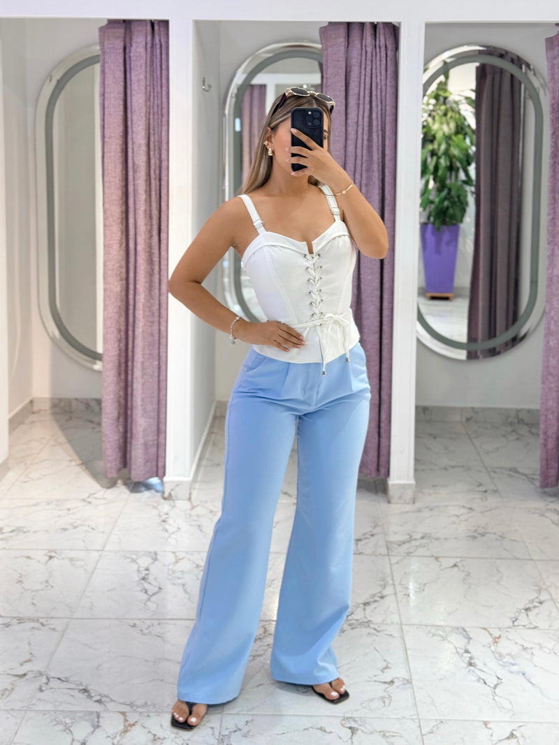 PANTALON GRECIA en azul