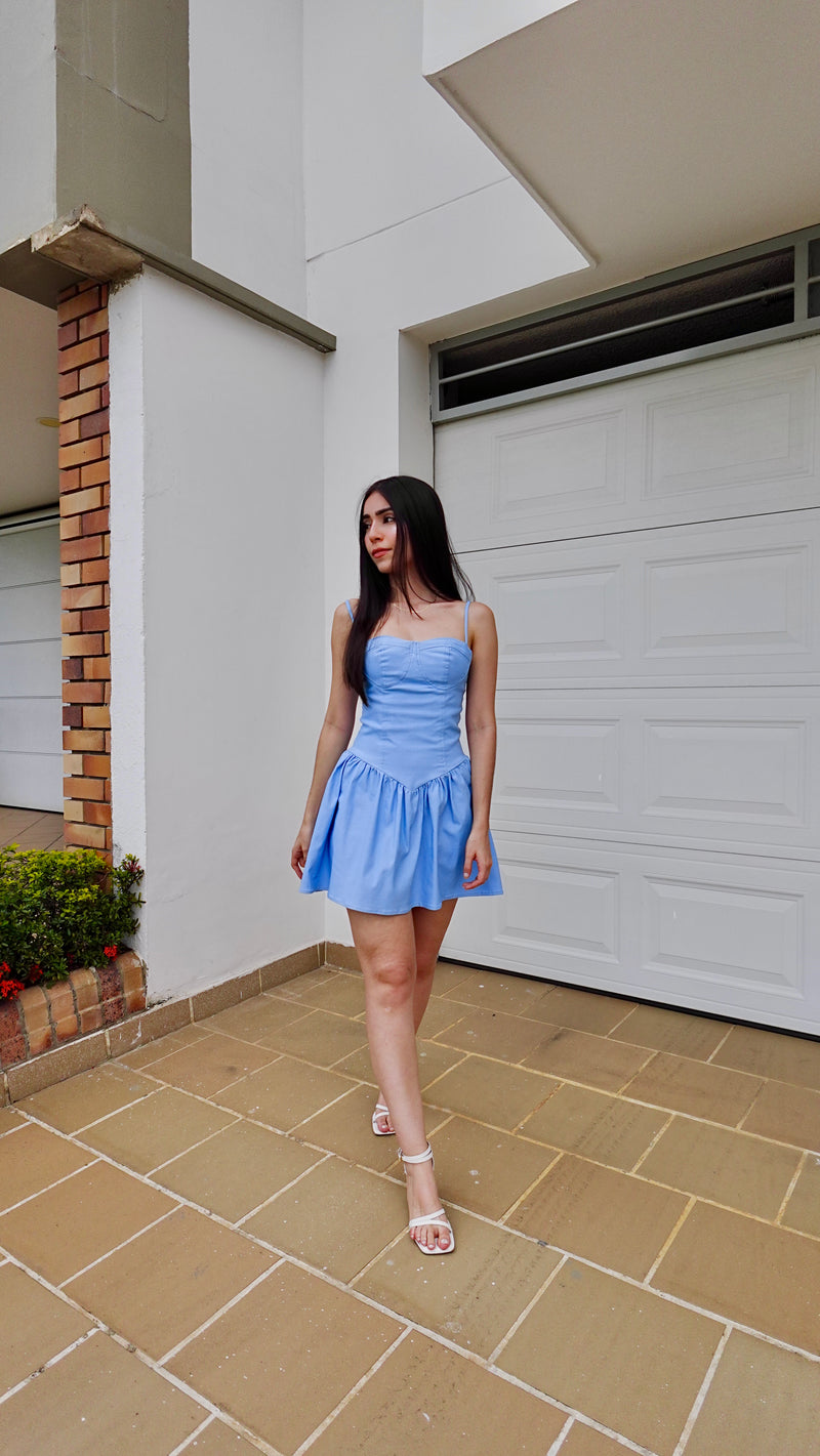 VESTIDO ALMA en azul